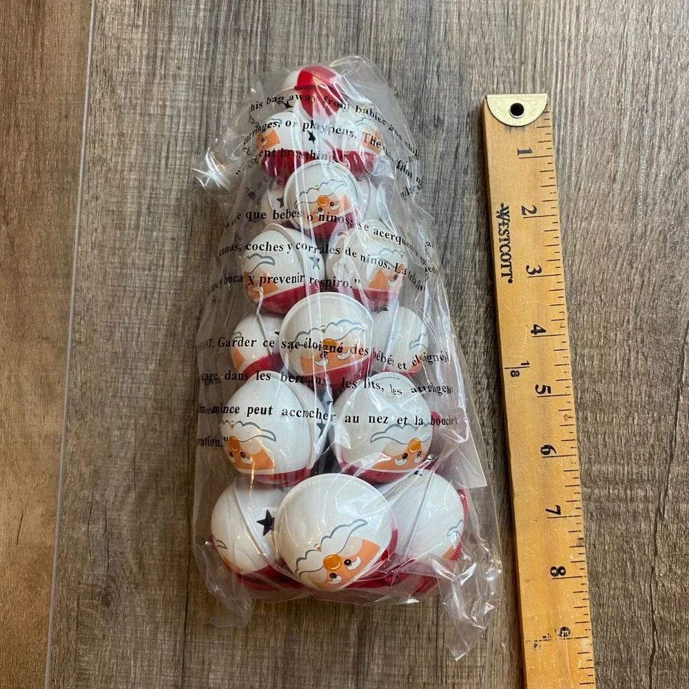 Home Interiors Santa Jingle Bell Door Ornament Red Velvet Bow V-13820 Christmas